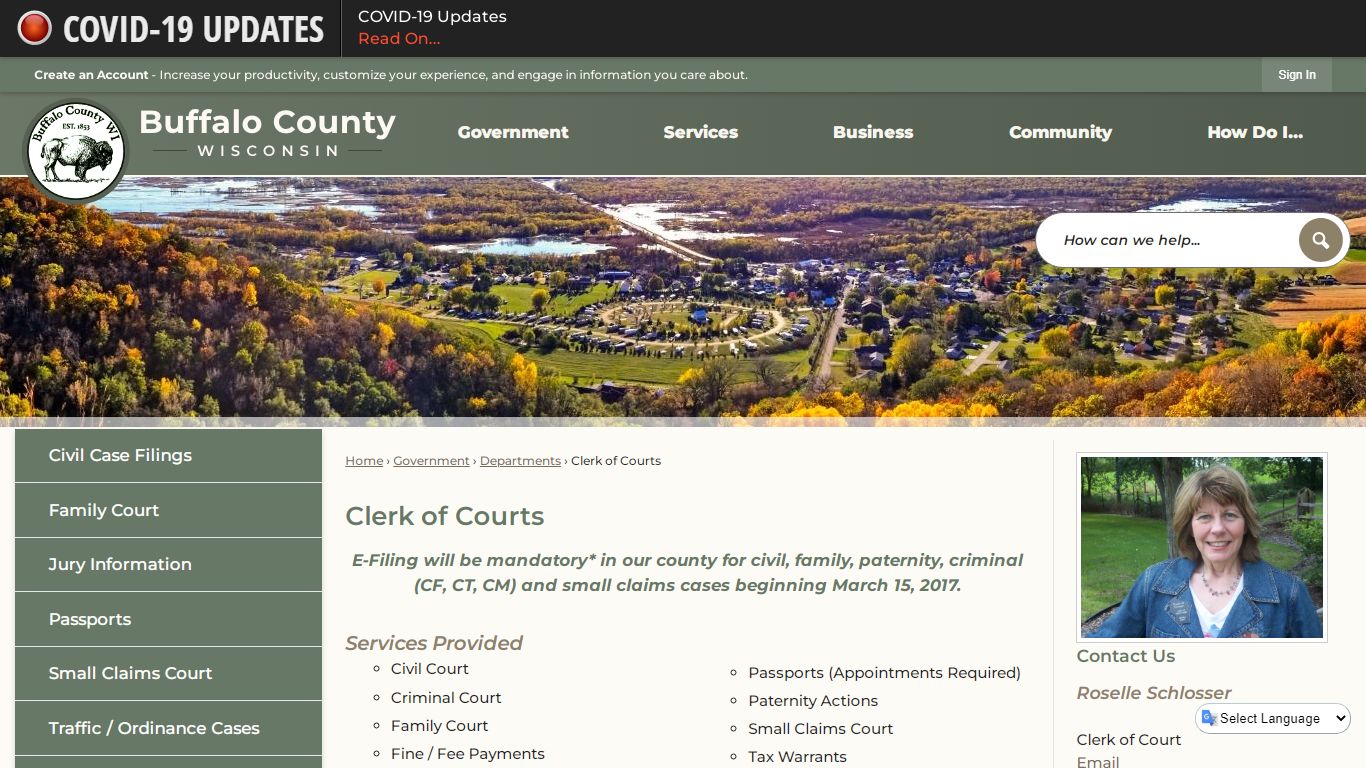 Clerk of Courts | Buffalo County, WI - Official Website