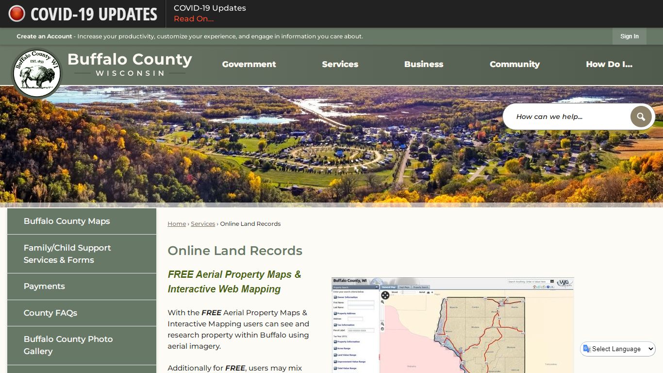 Online Land Records | Buffalo County, WI - Official Website